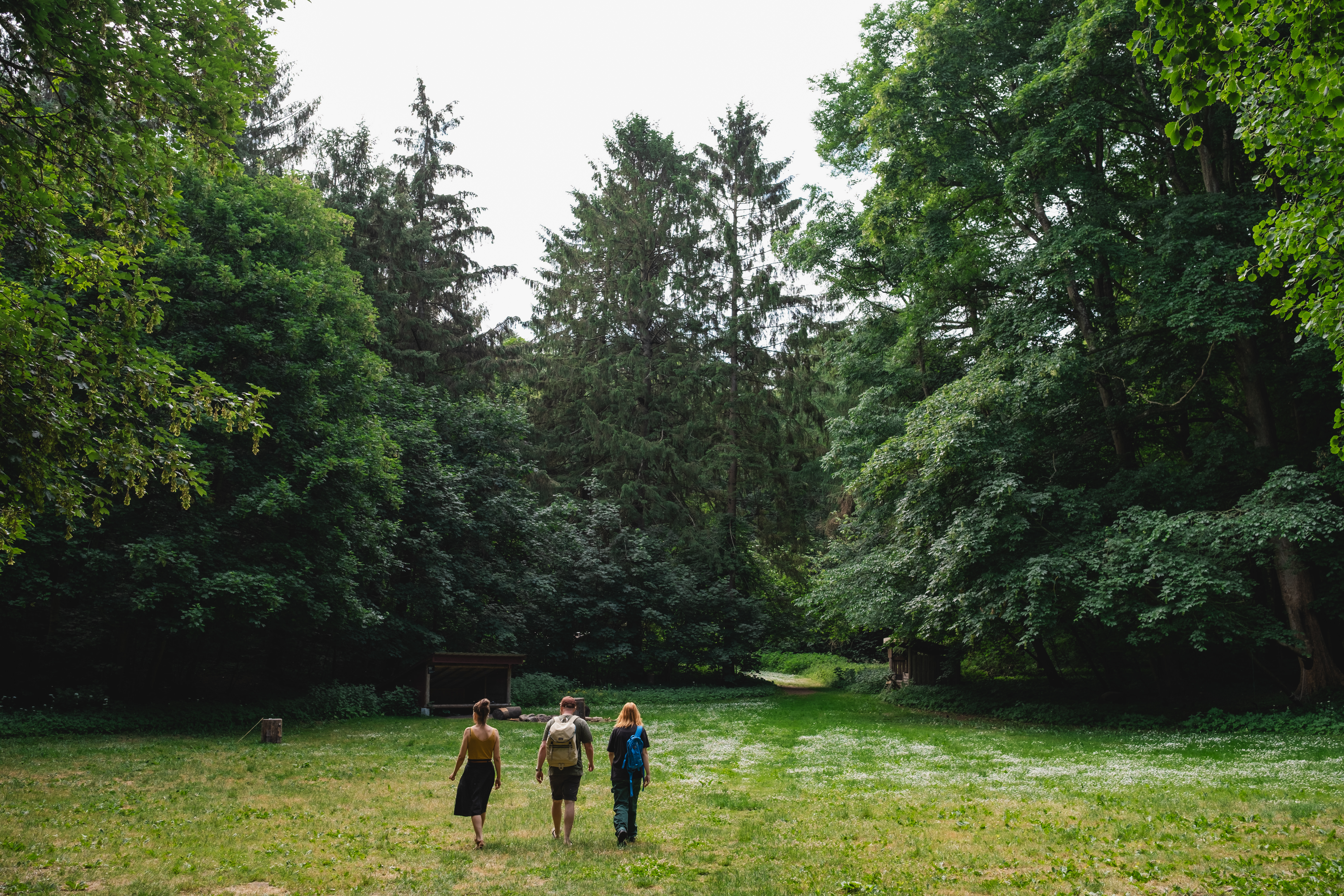 Mennesker ved Svanholm Gods