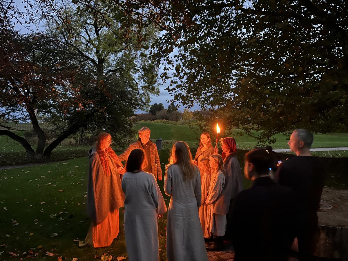 Tidlig morgen ved en af Roskildes mange kilder
