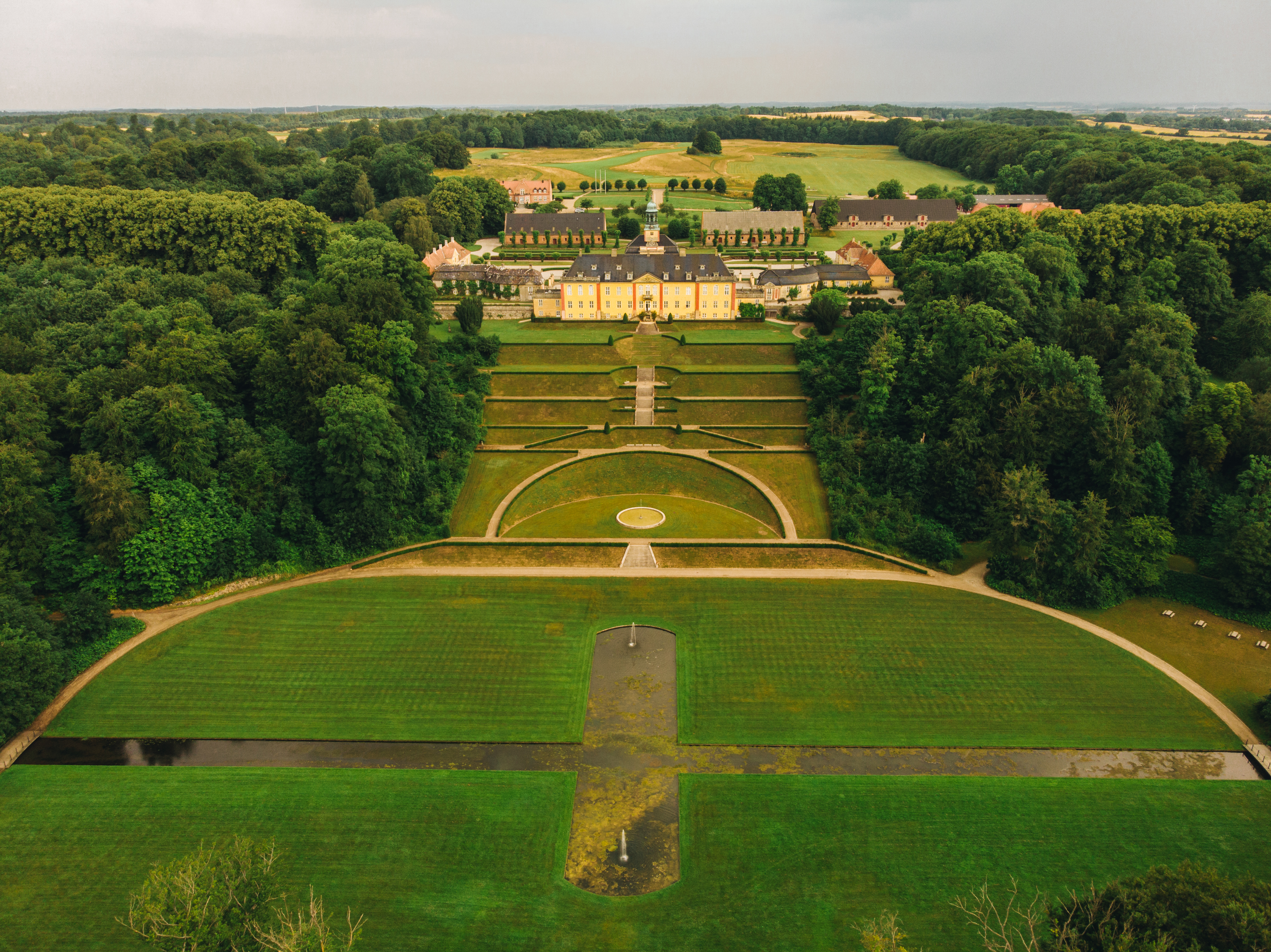 Ledreborg Slot på Sjælland